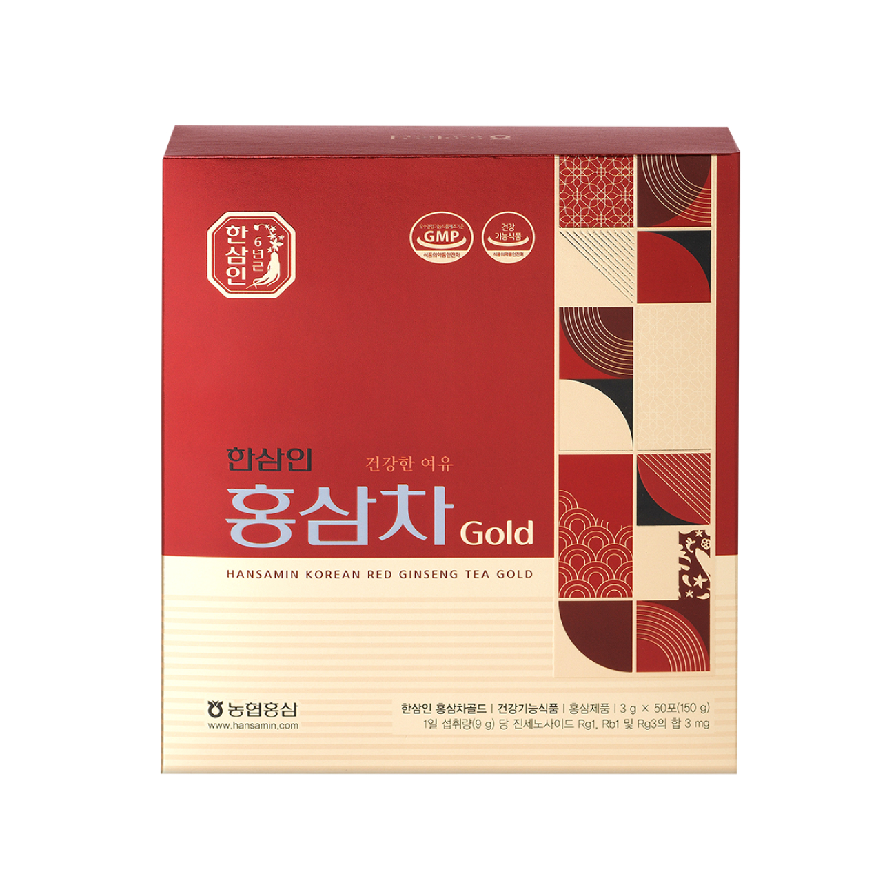 KOREAN RED GINSENG TEA GOLD – Nonghyup Red Ginseng Hansamin